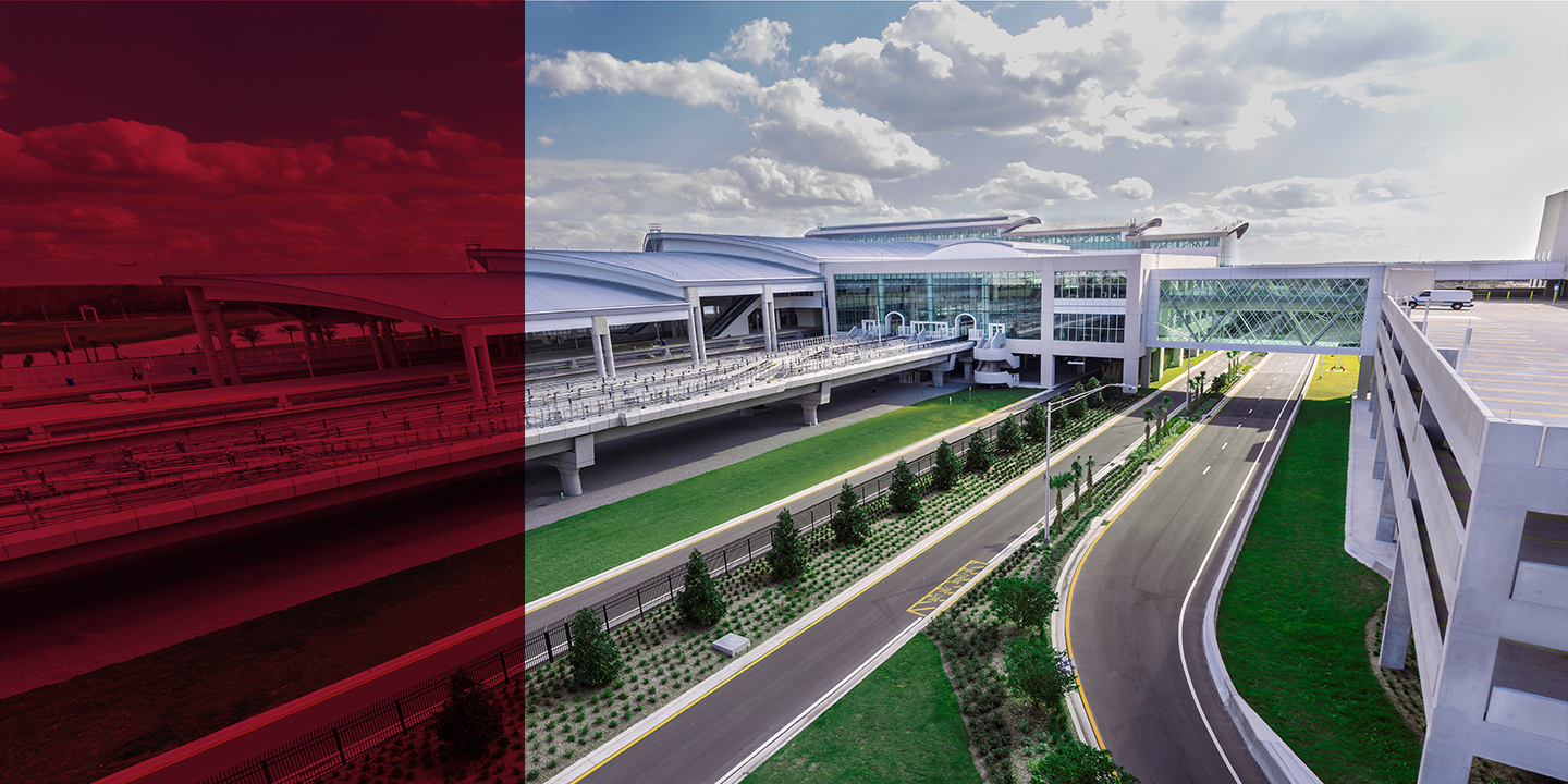 South Airport Automated People Mover APM Complex at the Orlando